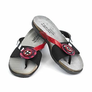 Penelope - Painted with Deluxe Ornament - Black, White, and Red