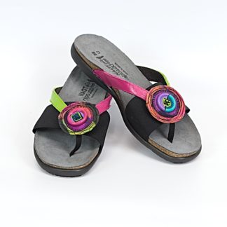 Penelope - Painted with Deluxe Ornament - Green and Pink