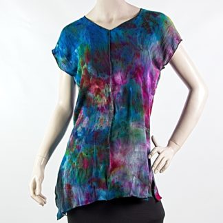 Tunic - Crinkle - Blue Multicolor
