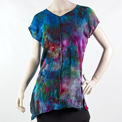 Tunic - Crinkle - Blue Multicolor