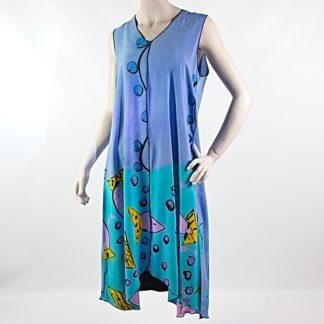 Sundress - Bamboo - Pink and Yellow Fish