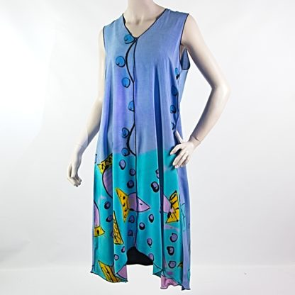 Sundress - Bamboo - Pink and Yellow Fish